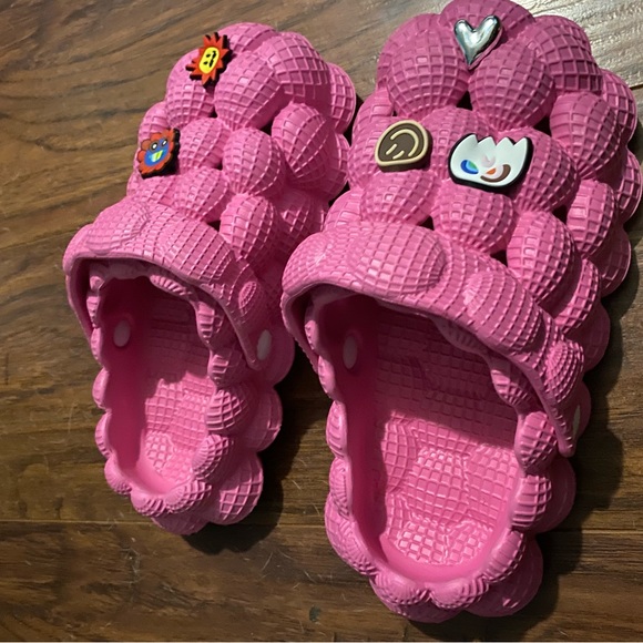 Pink Bubble Slides - Picture 2 of 5